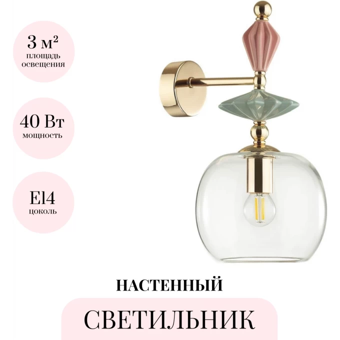 Бра ODEON LIGHT CLASSIC BIZET 4855/1WB Бра ODEON LIGHT CLASSIC BIZET 4855/1WB