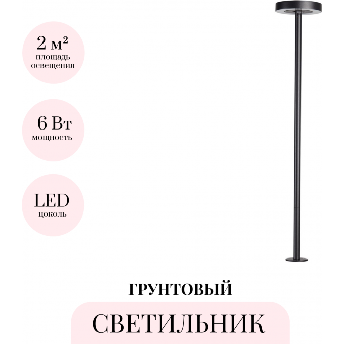 Грунтовый светильник ODEON LIGHT DISC 7189/6GLA