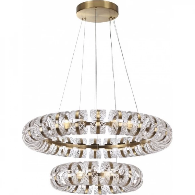 Люстра ODEON LIGHT MIRAGE L-VISION ODL24 453 LED 230W 4000K 14677лм металл акрил, античная бронза 5030/230L Люстра ODEON LIGHT MIRAGE L-VISION ODL24 453 LED 230W 4000K 14677лм металл акрил, античная бронза 5030/230L