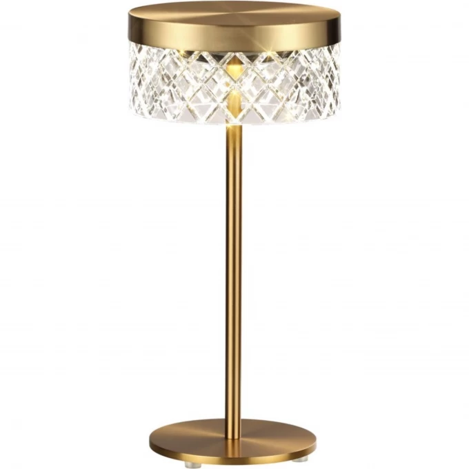 Настольная лампа ODEON LIGHT FIVRE L-VISION ODL24 445 LED 7W 369лм металл акрил, античная бронза 5032/7TL Настольная лампа ODEON LIGHT FIVRE L-VISION ODL24 445 LED 7W 369лм металл акрил, античная бронза 5032/7TL