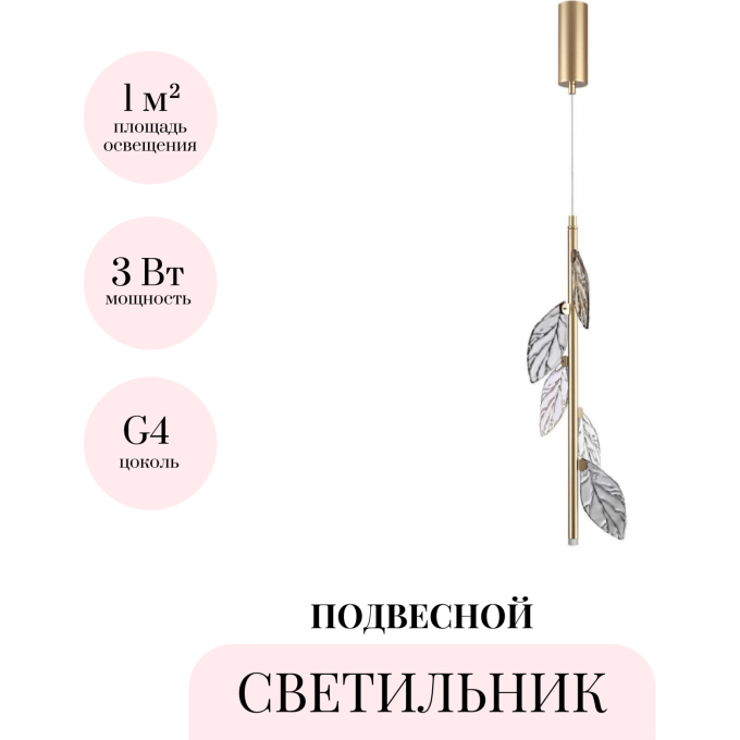 Подвесной светильник ODEON LIGHT LISTVA L-VISION 5445/1 Подвесной светильник ODEON LIGHT LISTVA L-VISION 5445/1