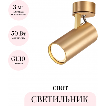 Светильник спот ODEON LIGHT CORSE 3876/1C