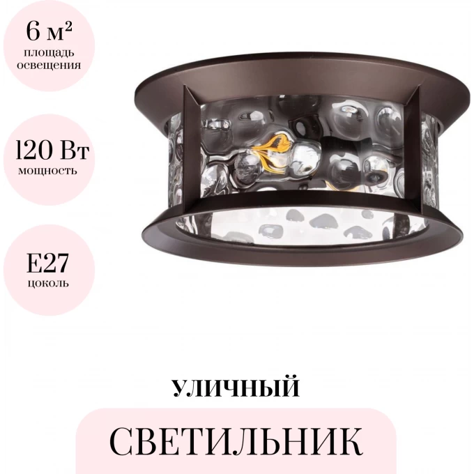 Уличный светильник ODEON LIGHT NATURE MAVRET 4961/2C Уличный светильник ODEON LIGHT NATURE MAVRET 4961/2C